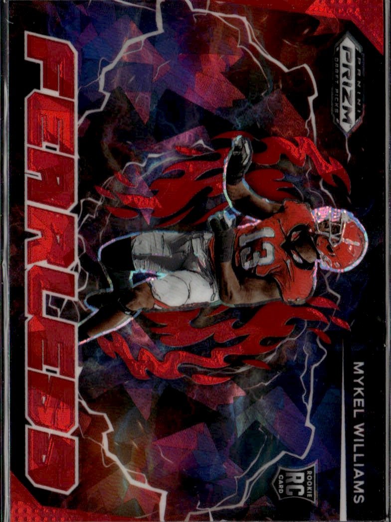 2025 Prizm Draft Mykel Williams graded slab