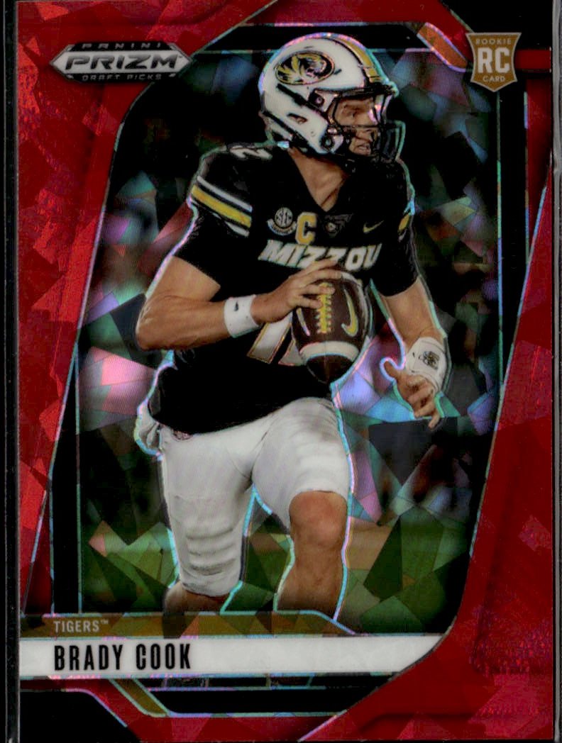 2025 Prizm Draft Picks Brady Cook graded slab