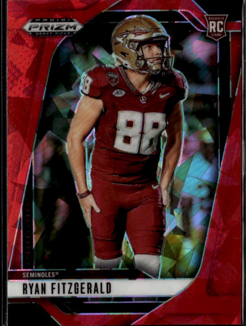2025 Prizm Draft Picks Ryan Fitzgerald graded slab