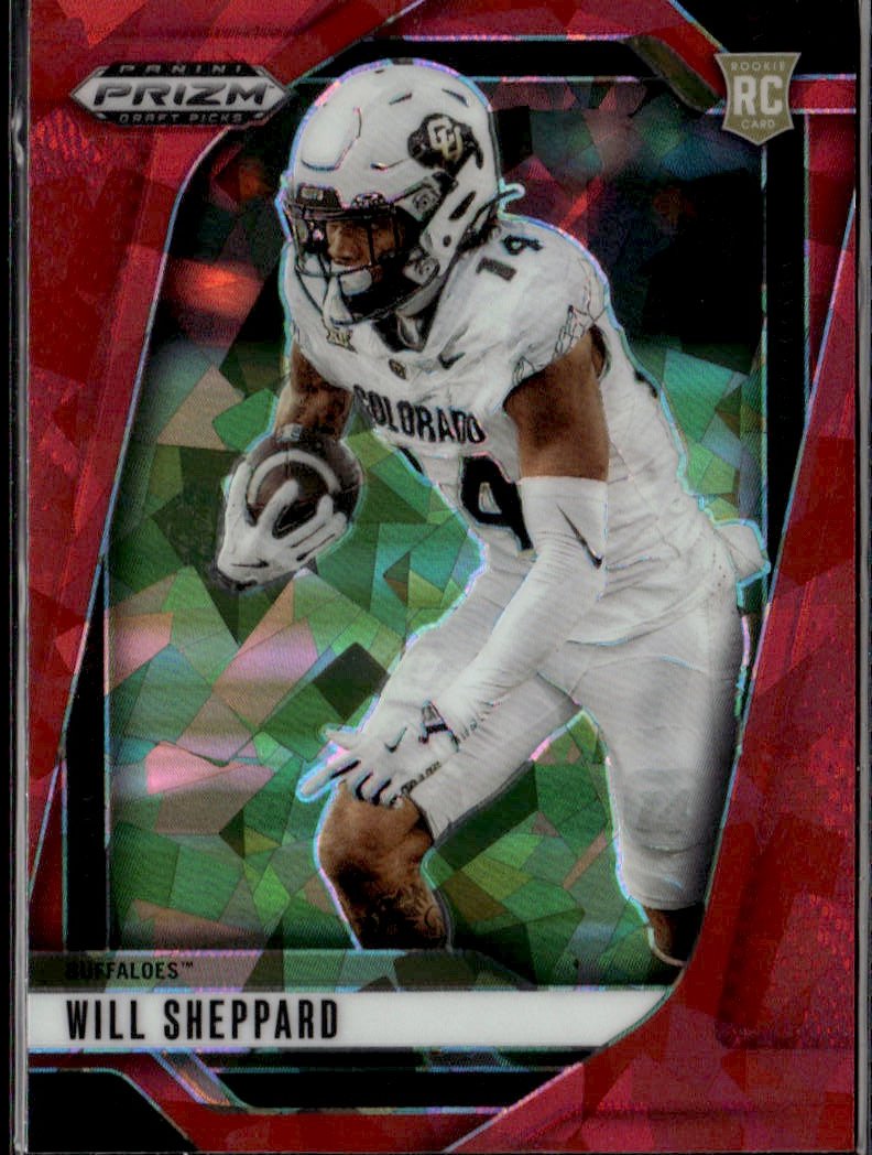 2025 Prizm Draft Picks Will Sheppard graded slab