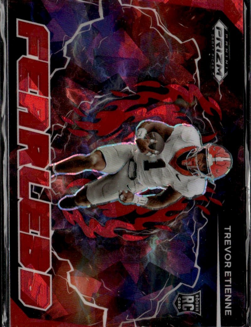 2025 Prizm Draft Picks Trevor Etienne graded slab