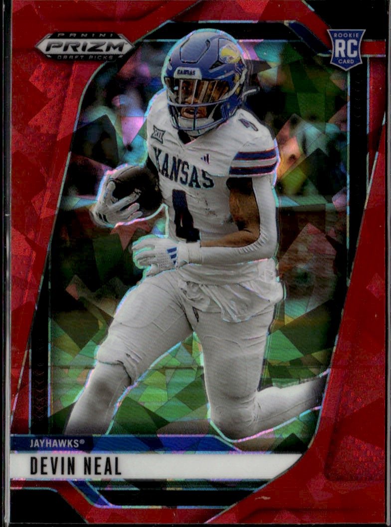 2025 Prizm Draft Picks Devin Neal graded slab