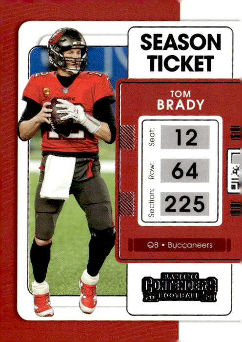 2021 Contenders Tom Brady graded slab