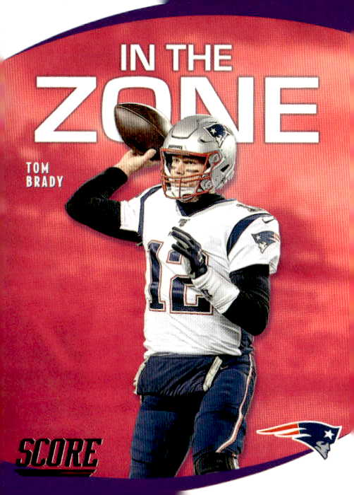 2020 Score Tom Brady graded slab