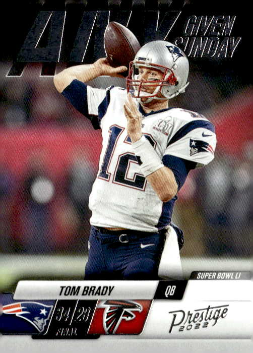 2022 Prestige Tom Brady graded slab