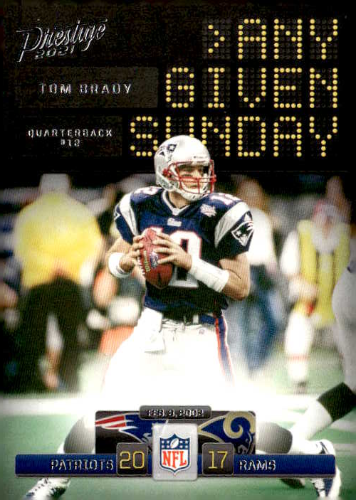 2021 Prestige Tom Brady graded slab