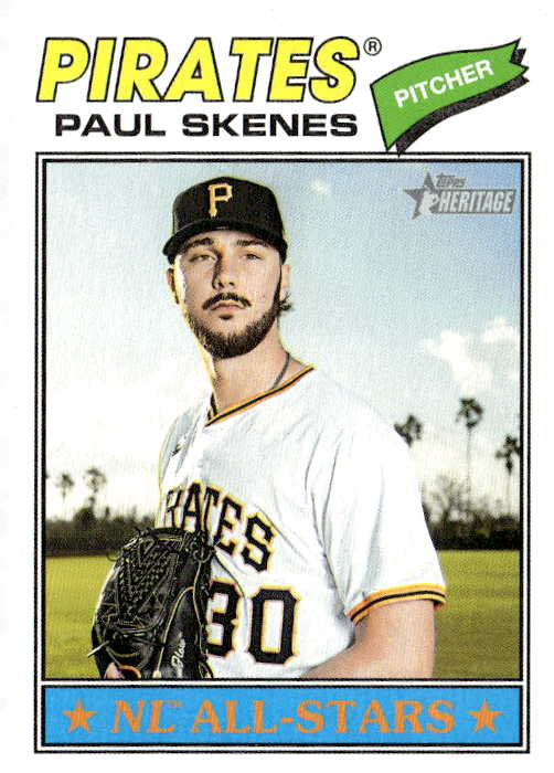 2026 Topps Heritage Paul Skenes graded slab