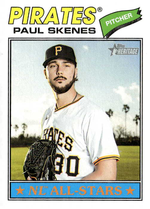2026 Topps Heritage Paul Skenes graded slab