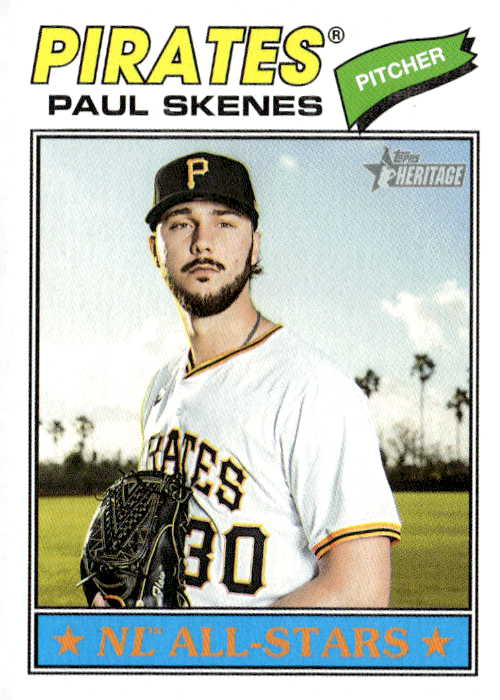 2026 Topps Heritage Paul Skenes graded slab