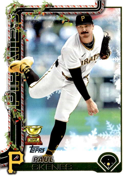 2025 Topps Holiday Paul Skenes graded slab