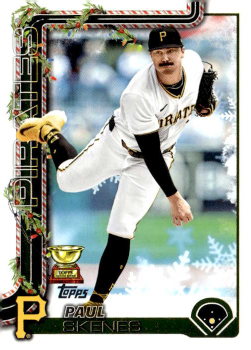 2025 Topps Holiday Paul Skenes graded slab