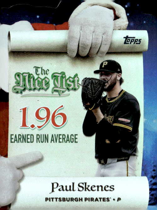 2025 Topps Holiday Paul Skenes graded slab