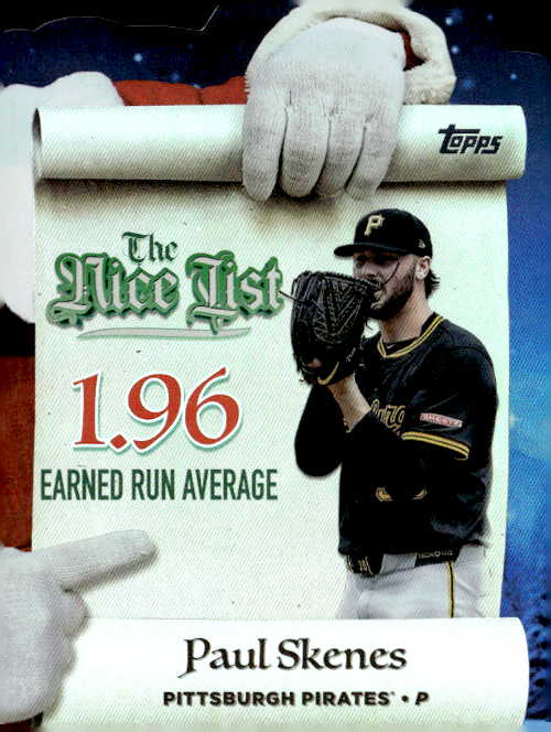2025 Topps Holiday Paul Skenes graded slab
