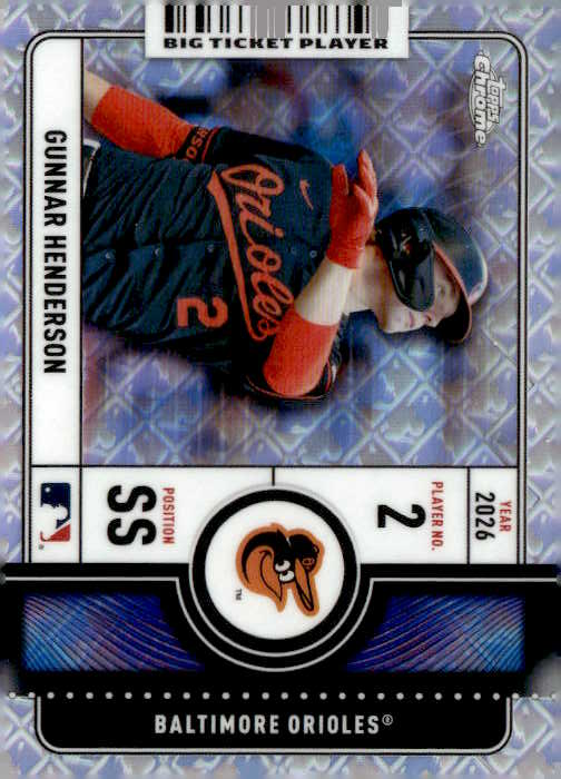 2026 Topps Chrome Gunnar Henderson graded slab