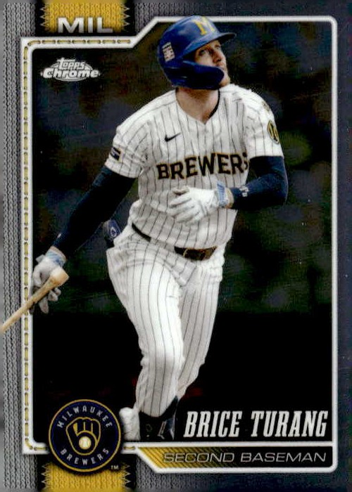 2026 Topps Chrome Brice Turang graded slab