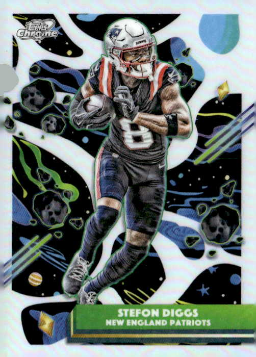 2025 Cosmic Chrome Stefon Diggs graded slab
