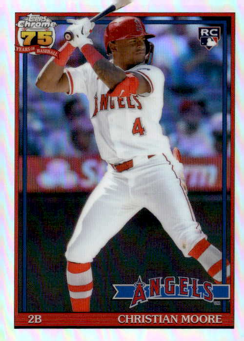 2026 Topps Chrome Christian Moore graded slab