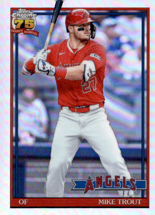 2026 Topps Chrome Mike Trout graded slab