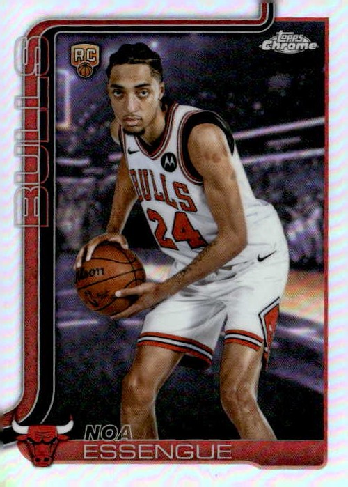 2025 Topps Chrome Noa Essengue graded slab
