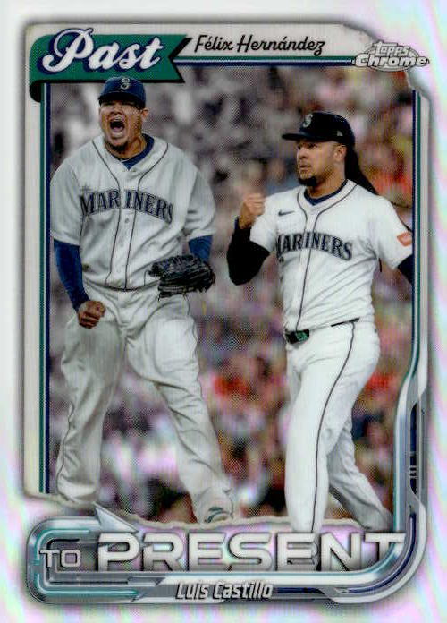 2026 Topps Chrome Hernández / Castillo graded slab