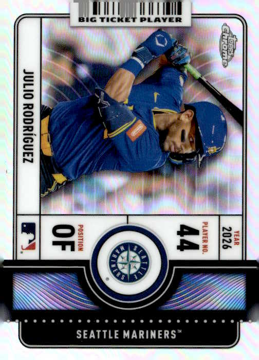 2026 Topps Chrome Julio Rodríguez graded slab