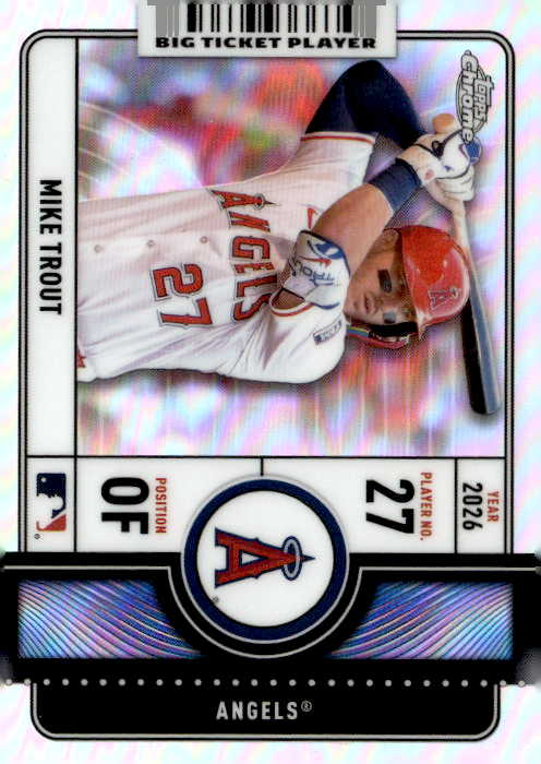 2026 Topps Chrome Mike Trout graded slab