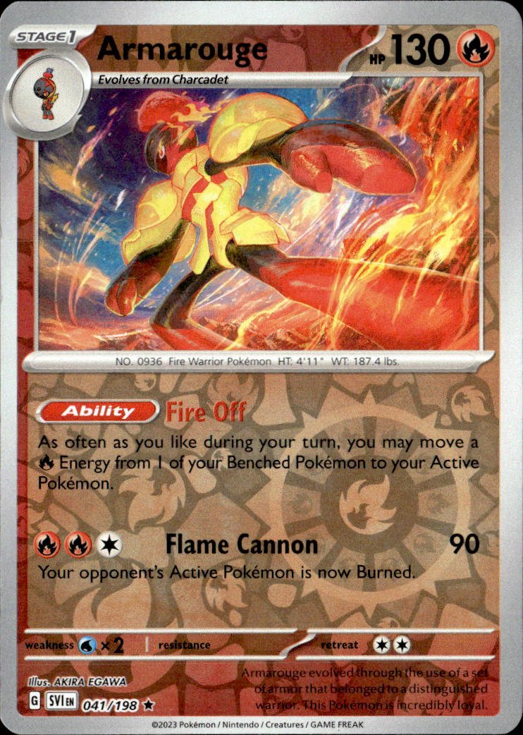 2023 Pokemon Scarlet And Violet Armarouge graded slab