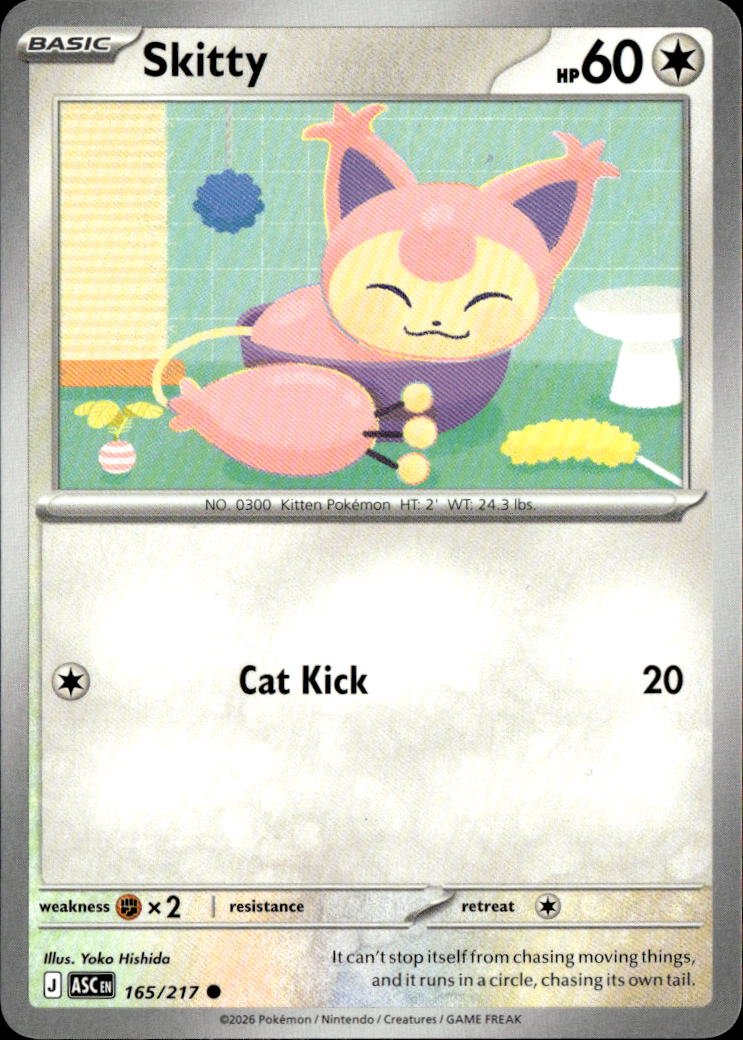 2026 Pokemon Mega Evolution Skitty graded slab