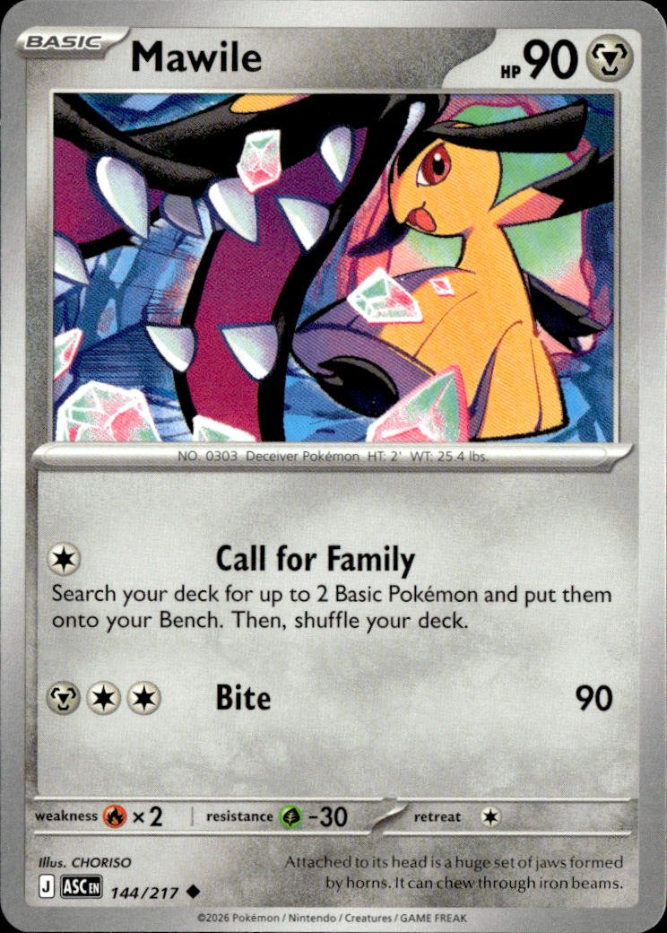 2026 Pokemon Mega Evolution Mawile graded slab