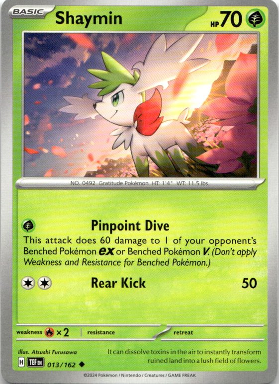 2024 Pokemon Scarlet And Violet Shaymin graded slab