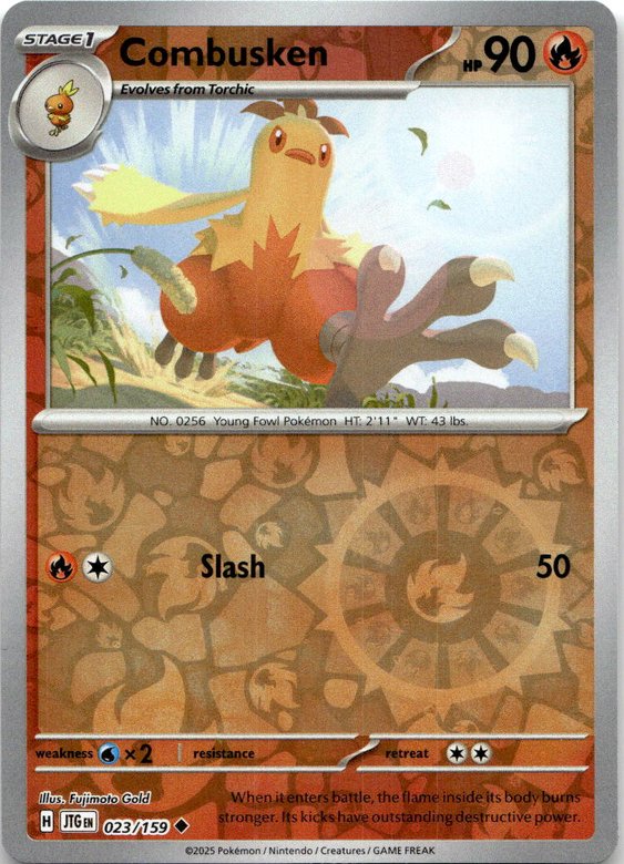 2025 Pokemon Scarlet And Violet Combusken graded slab
