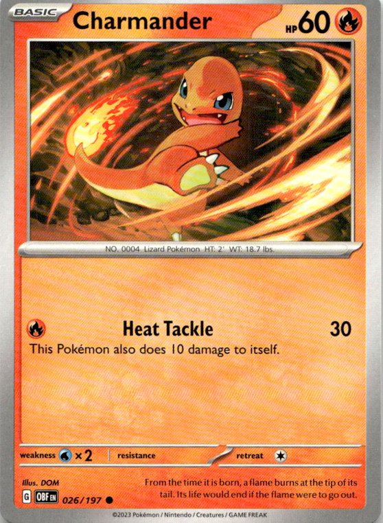 2023 Pokemon Scarlet And Violet Charmander graded slab