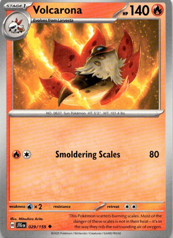 2025 Pokemon Scarlet And Violet Volcarona graded slab