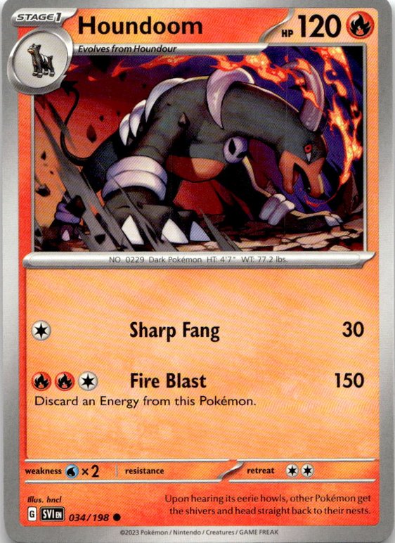 Houndoom graded slab
