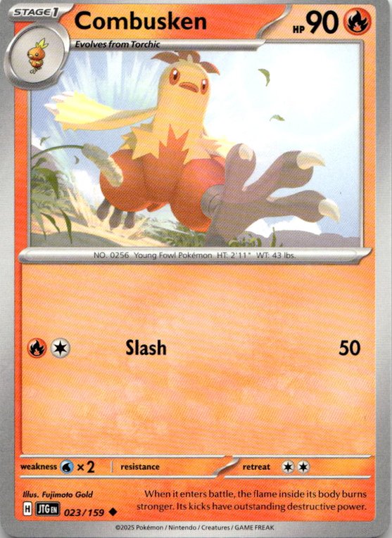 Combusken graded slab