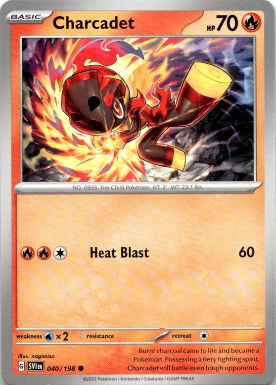 2023 Pokemon Scarlet And Violet Charcadet graded slab