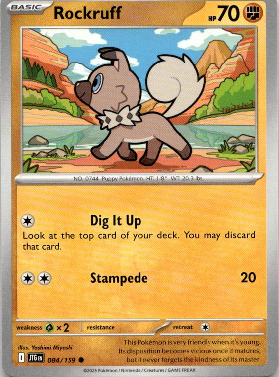 Rockruff graded slab