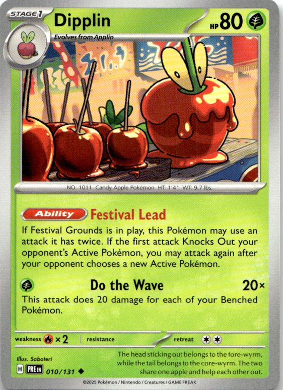 2024 Pokemon Scarlet And Violet Dipplin graded slab