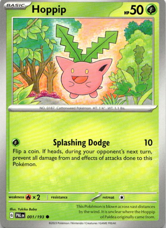 2023 Pokemon Scarlet And Violet Hoppip graded slab