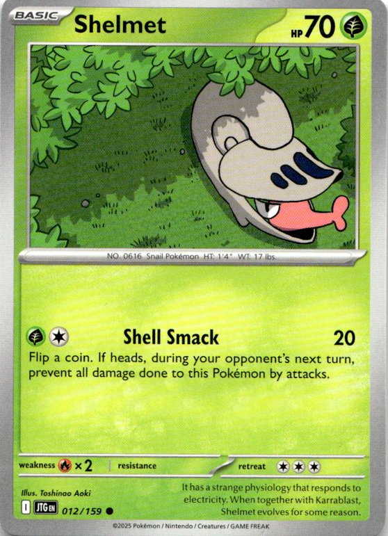 2025 Pokemon Scarlet And Violet Shelmet graded slab