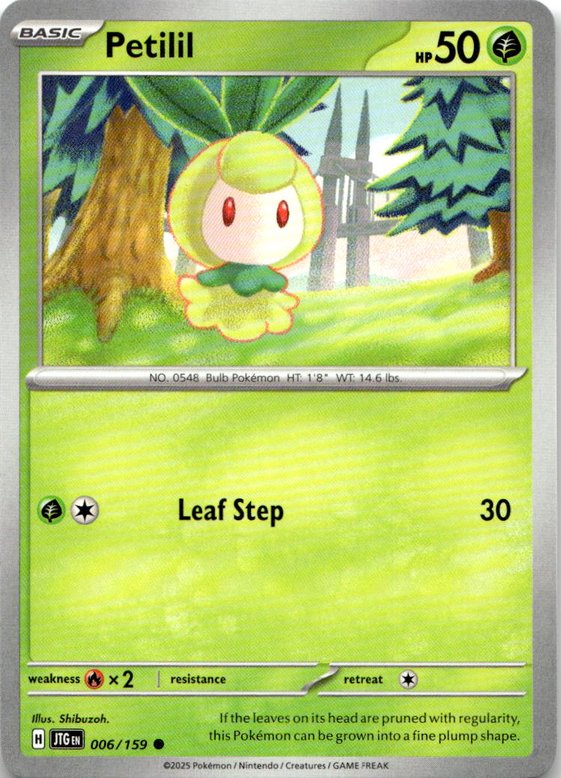 2025 Pokemon Scarlet And Violet Petilil graded slab