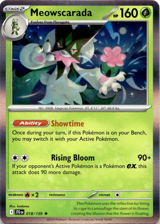 2025 Pokemon Scarlet And Violet Meowscarada graded slab