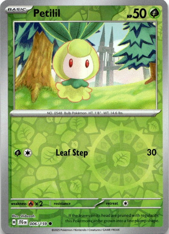 2025 Pokemon Scarlet And Violet Petilil graded slab