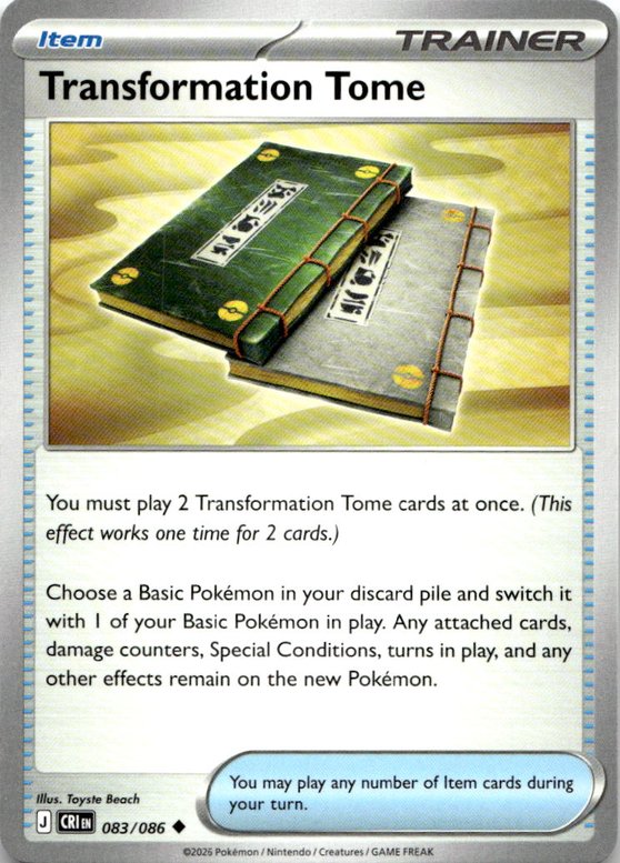 2026 Pokemon Mega Evolution Transformation Tome graded slab