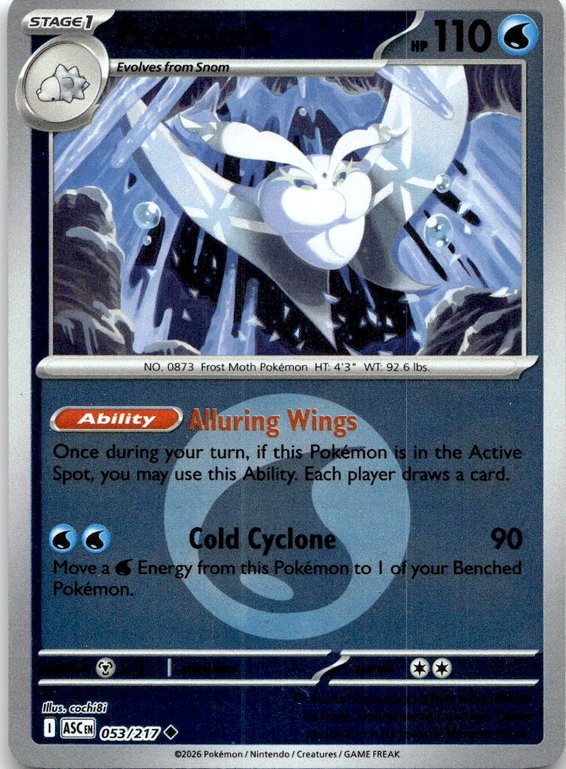 2026 Pokemon Mega Evolution Frosmoth graded slab