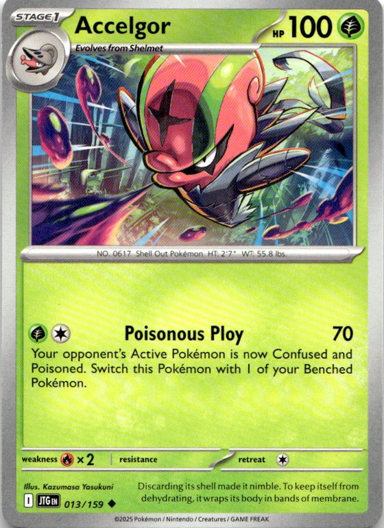 2025 Pokemon Scarlet And Violet Accelgor graded slab