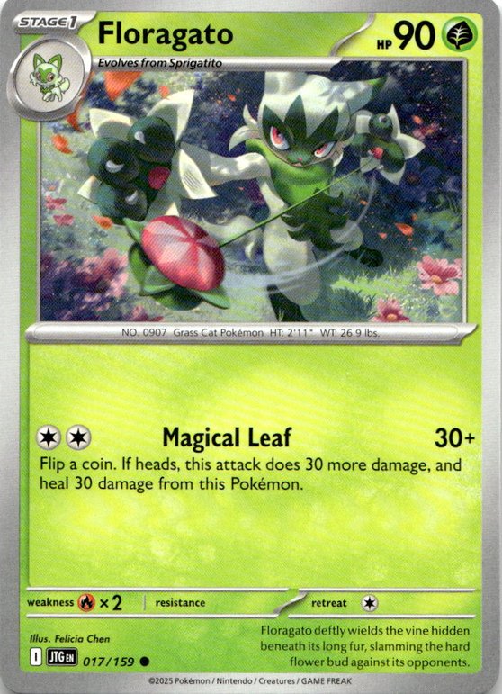 2025 Pokemon Scarlet And Violet Floragato graded slab