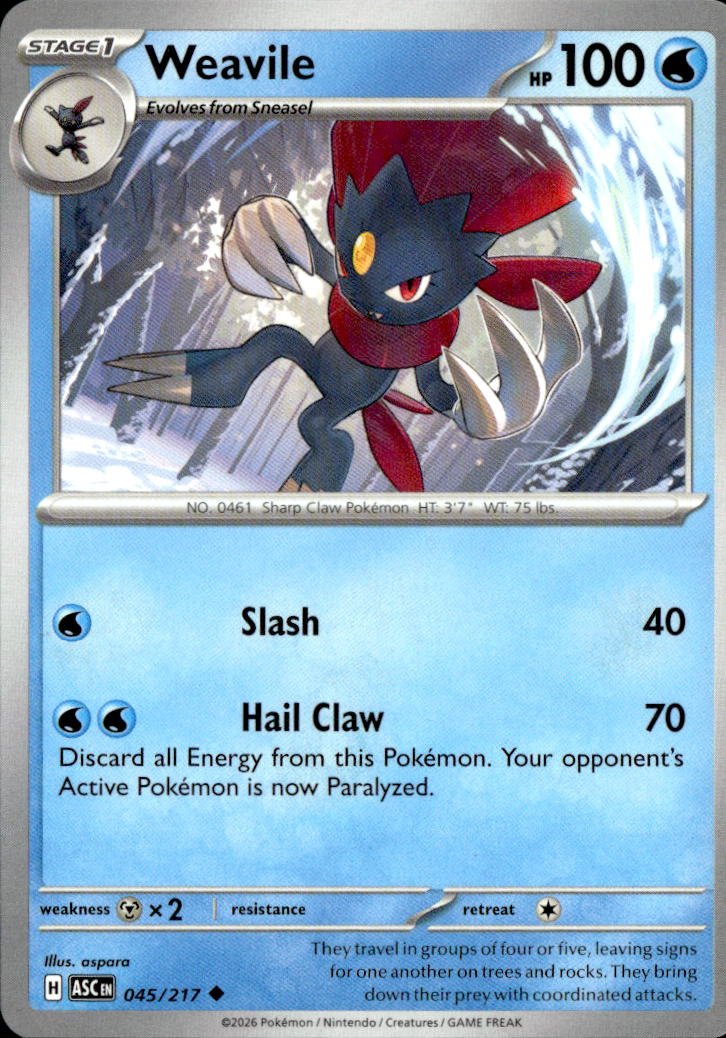 Weavile graded slab