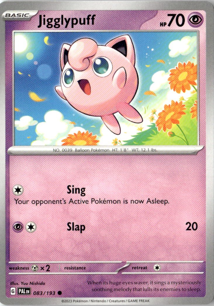 2023 Pokemon Scarlet And Violet Jigglypuff graded slab