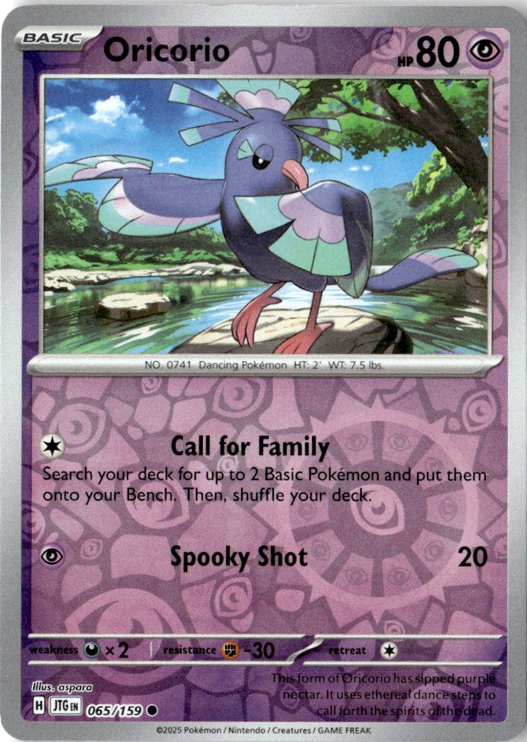 2025 Pokemon Scarlet And Violet Oricorio graded slab